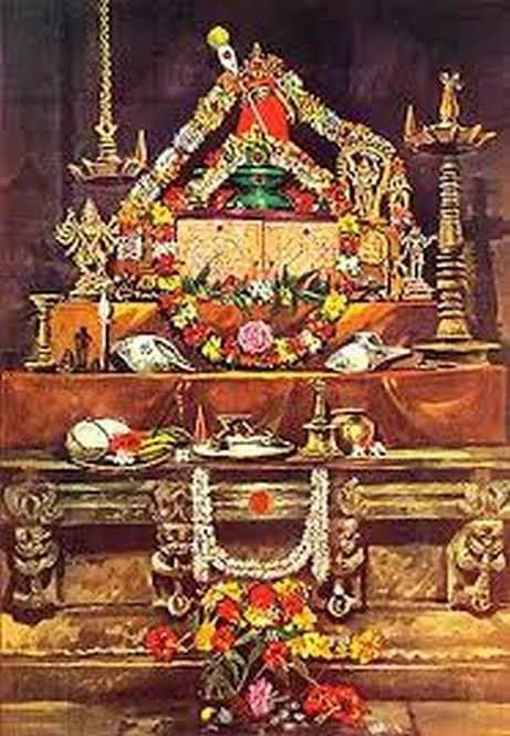 *பெருங்கருணை கிராமத்தில் மலையில் உள்ள கோயிலில் மரகத முருகன் சிலை திருட்டு*